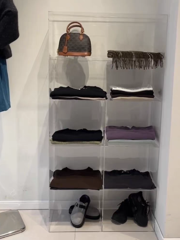 亚克力展示架定制多层服装店陈列置物架鞋帽包包饰品展示柜货架子,淘宝优惠券,粉丝福利购,淘宝优惠卷