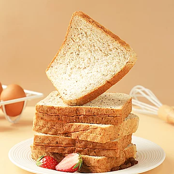 凯利来奇亚籽全麦吐司面包饱腹代餐休闲食品[5元优惠券]-寻折猪
