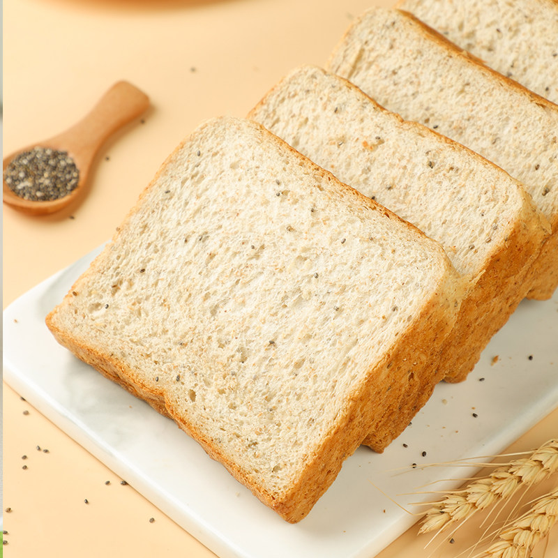 凯利来奇亚籽全麦吐司面包代餐充饥切片吐司面包饱腹营养早餐吐司