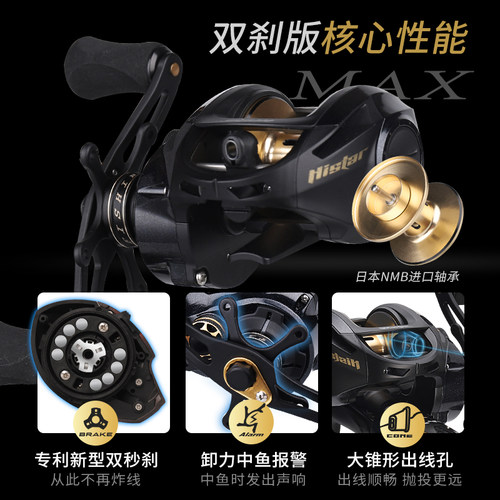 哈斯达路亚竿远投翘嘴专用鱼竿枪柄水滴轮双刹远投超硬路亚竿套装 - 图2