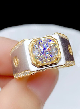 S925纯银戒指空托男款