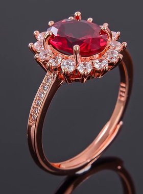 戒托重叠开口刻面diy定做