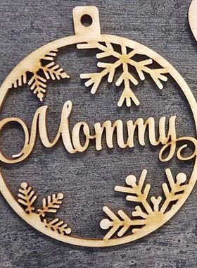 CHRISTMAS Snowflakes Snowflakes Wood Christmas Decoration Pe