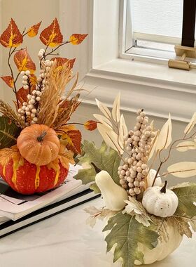 1pc Christmas Decorations Pumpkin Ornaments Artificial Pumpk