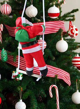 Christmas Santa Claus Ladder Merry Christmas Decorations For