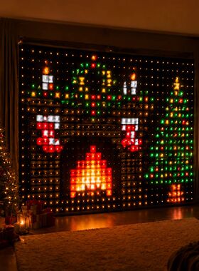 LED Pixel Curtain Lights USB Powered RGB Smart String Lights
