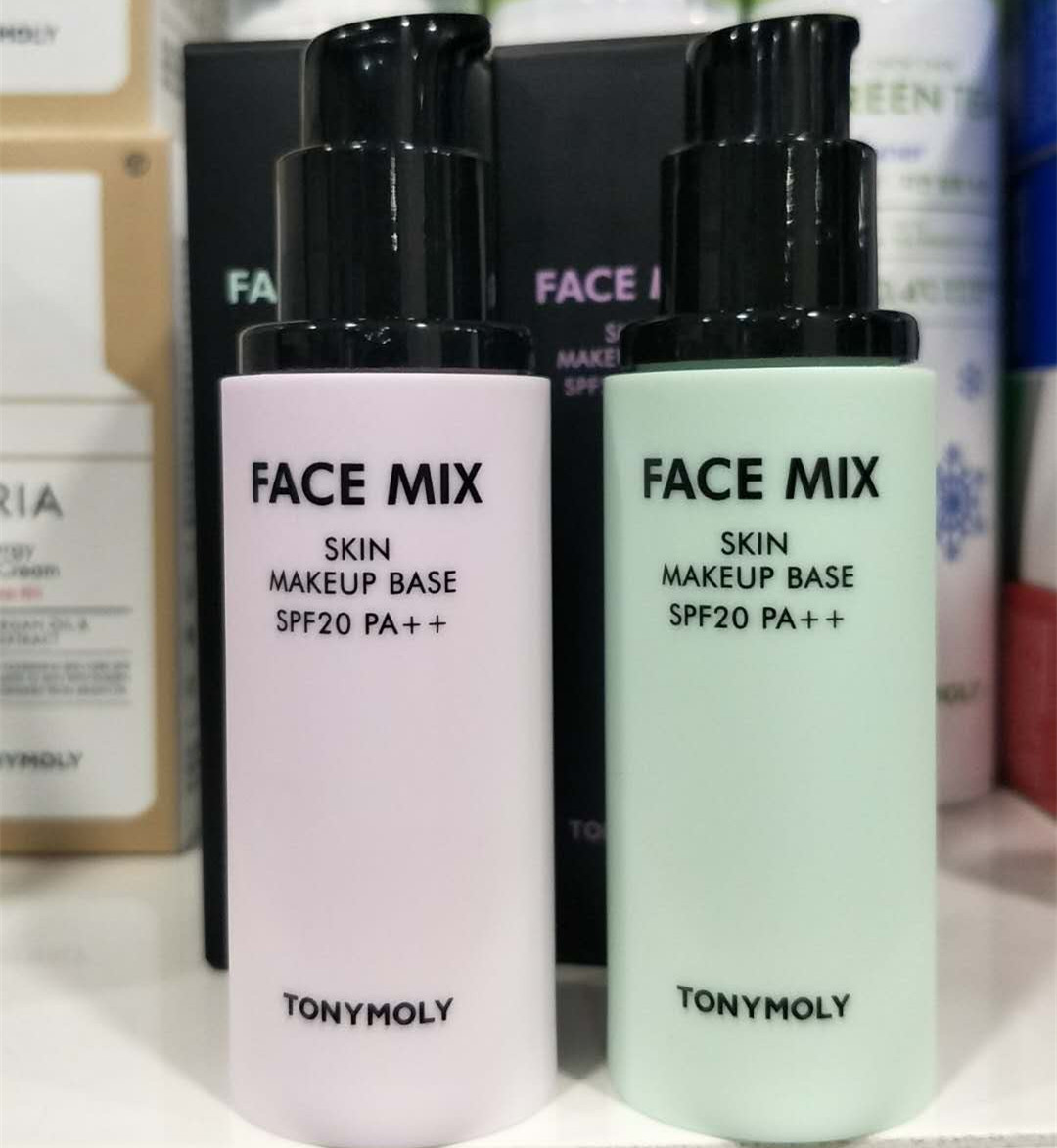 韩国正品tonymoly托尼魅力FACE MIX亲肤隔离霜提亮妆前乳保湿控油 - 图0