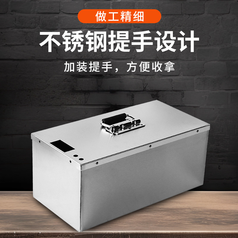 不锈钢电池箱定做加厚201/304白钢盒子铅酸电池箱防雨防爆箱包邮,淘宝优惠券,粉丝福利购,淘宝优惠卷