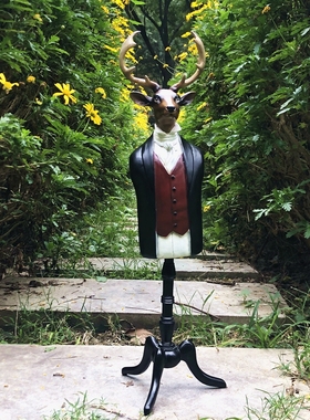 大牌原单绅士美式风树脂模特架