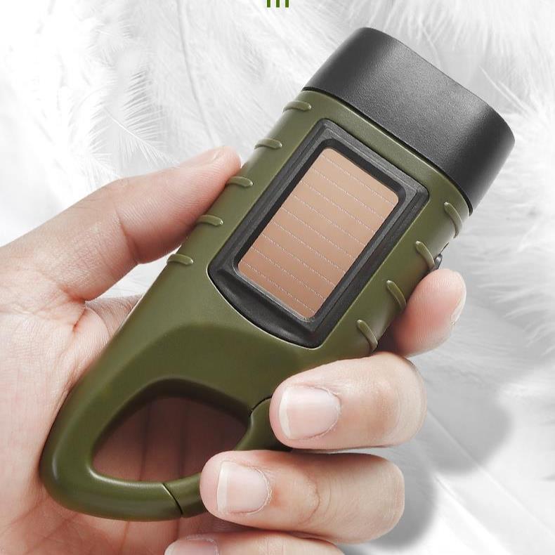 Chemax Solar Outdoor Hand Crank Lighting Flashlight Outdoor Emergency 0917