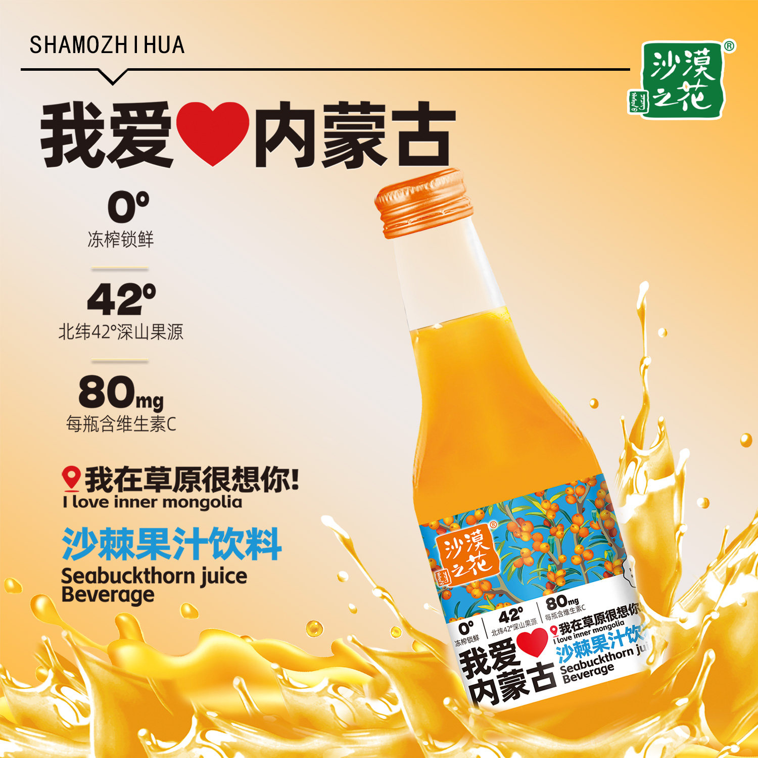 沙漠之花我爱内蒙古特产沙棘果汁杏仁露组合饮品特色果汁饮料,淘宝优惠券,粉丝福利购,淘宝优惠卷