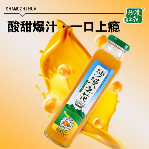 沙漠之花果味低脂果汁饮料8瓶装内蒙特产草原礼盒赤峰沙棘汁饮品 - 图1