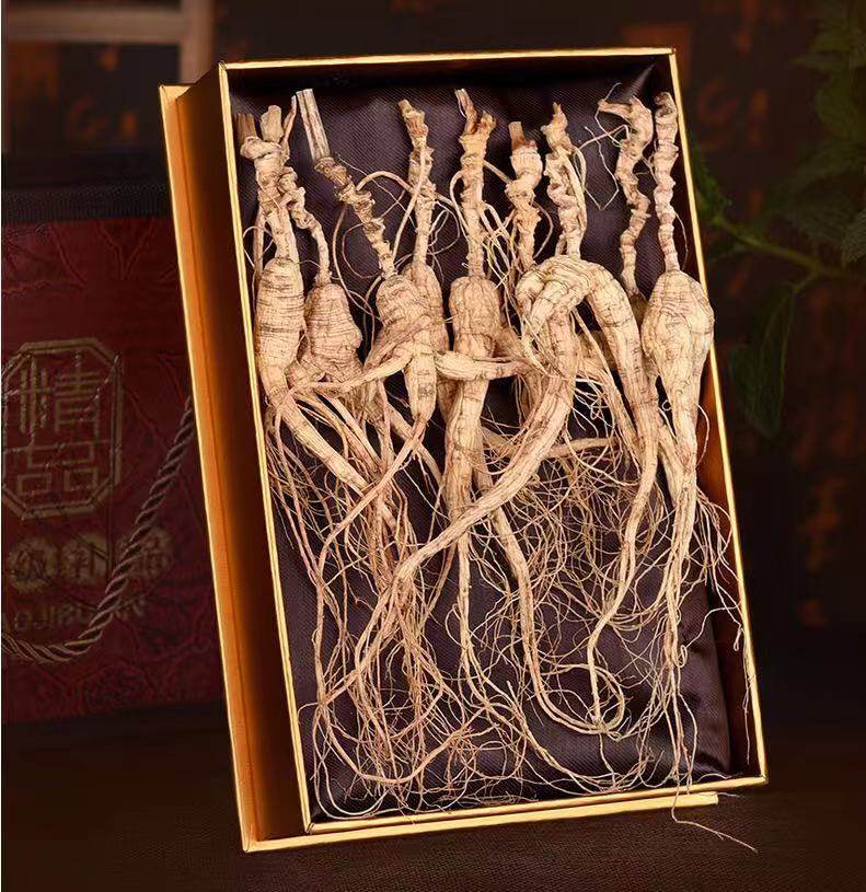 人参长白山野山参东北林下参野生人参20年泡酒山参礼盒装干货整枝,淘宝优惠券,粉丝福利购,淘宝优惠卷