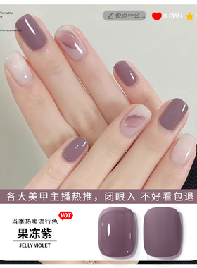 蜜糖小姐网红美甲流行色甲油胶