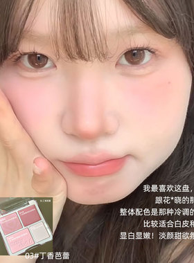 腮红界天菜！judydoll橘朵腮红盘