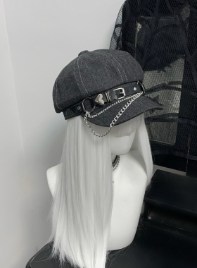 原创亚文化贝雷帽画家帽