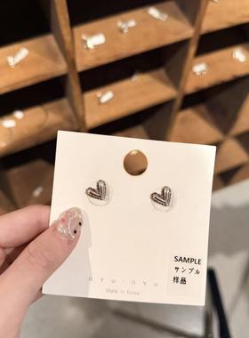 11.28韩国东大门nyunyu银饰925点点爱心简约项链vase