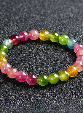 其他情侣碧玺未镶嵌日韩单圈手链