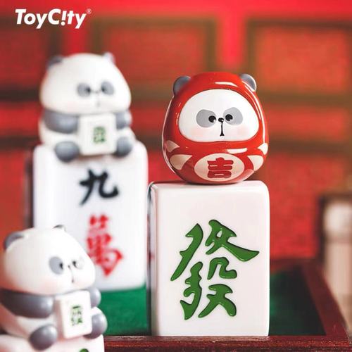 TOYCITY耙老师周边小耙听牌盲盒迷你麻将小号旅行户外盲袋萌粒