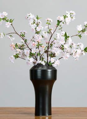 樱花仿真花长枝浪漫温馨桌面摆件