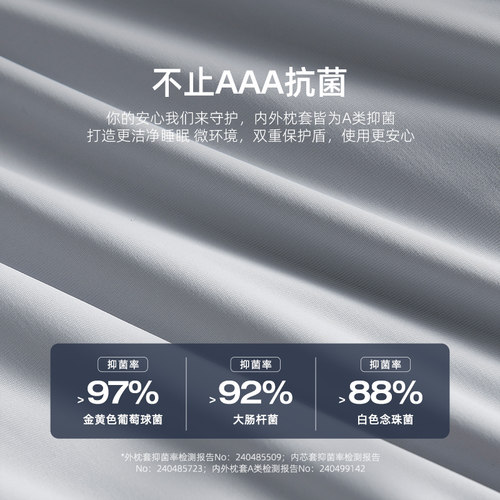 （对枕减30）梦洁深睡枕头记忆棉枕芯护颈椎助睡眠学生成人礼盒装 - 图3