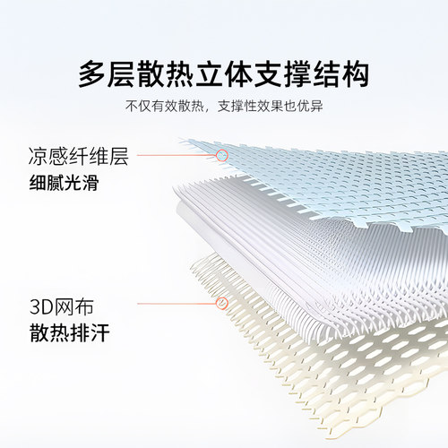 梦洁冰丝席夏季床席床笠可折叠软席学生宿舍单人空调席子三件套 - 图0