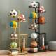 Wide base basketball storage rack ball indoor storage