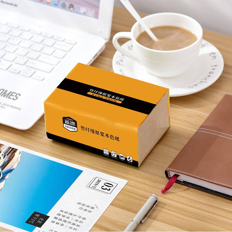 蓝漂40包整箱本色纸餐巾纸卫生纸 蓝漂环天抽纸