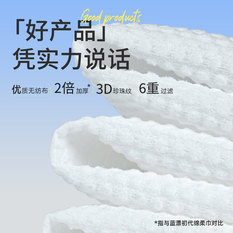 蓝漂湿巾80抽大包家用婴幼儿宝宝手口屁可用温和保湿大尺寸湿纸巾,淘宝优惠券,粉丝福利购,淘宝优惠卷