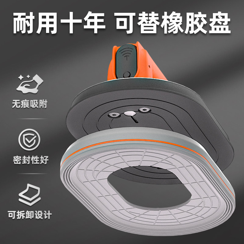 石井SC802手电一体瓷砖玻璃吸盘可替换底板220KG搬运吸提机自补气,淘宝优惠券,粉丝福利购,淘宝优惠卷