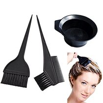 Salon Hair Coloring Dyeing Kit Color Dye Brush Comb Mixing