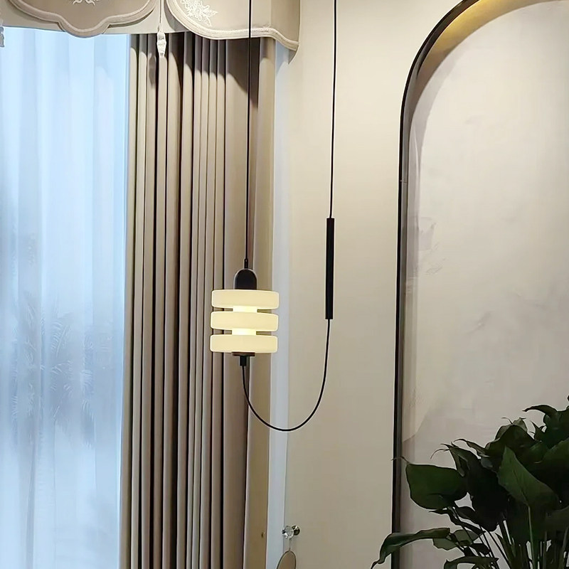 轻奢创意酒店公寓卧室床头小吊灯设计师网红玻璃书房吧台长线吊灯,淘宝优惠券,粉丝福利购,淘宝优惠卷