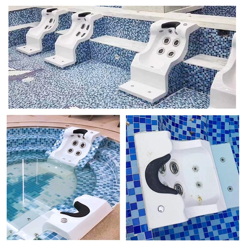 Гидротерапия бассейна бассейн Массаж Массаж гидроэнергетический массаж вместе спа -подводной подводной лод Акрил девять -яма серфинг