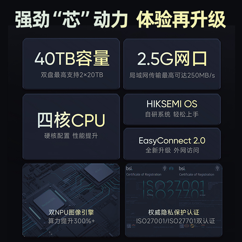海康威视nas家庭家用储存服务器mage20pro个人私有云盘主机箱网盘大容量双盘位网络存储器局域网文件共享硬盘-图3