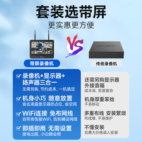 Hikvision wireless wifi full color surveillance camera