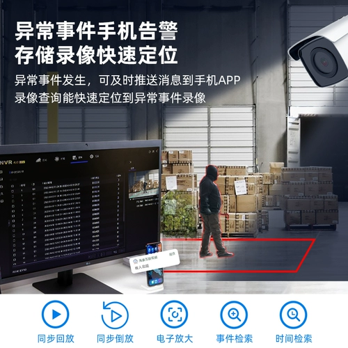 Hikvision 4 миллионов Poe Network Full -Color Photography