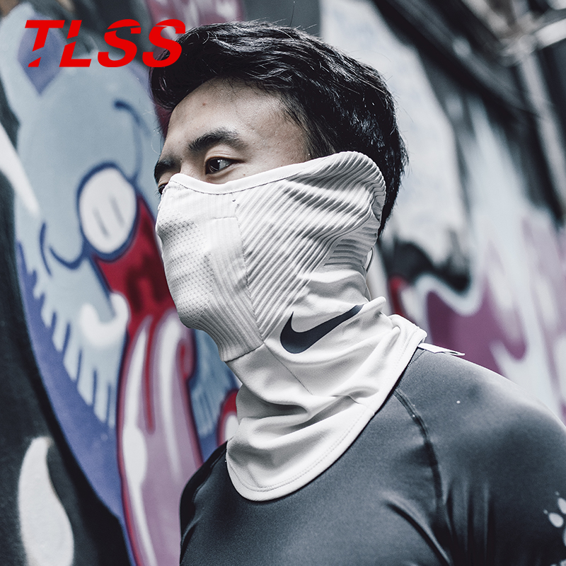 天朗足球 耐克Nike男女秋冬运动训练跑步滑雪保暖防风面罩围脖 - 图0