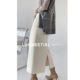 Pure wool double-sided woolen simple skirt