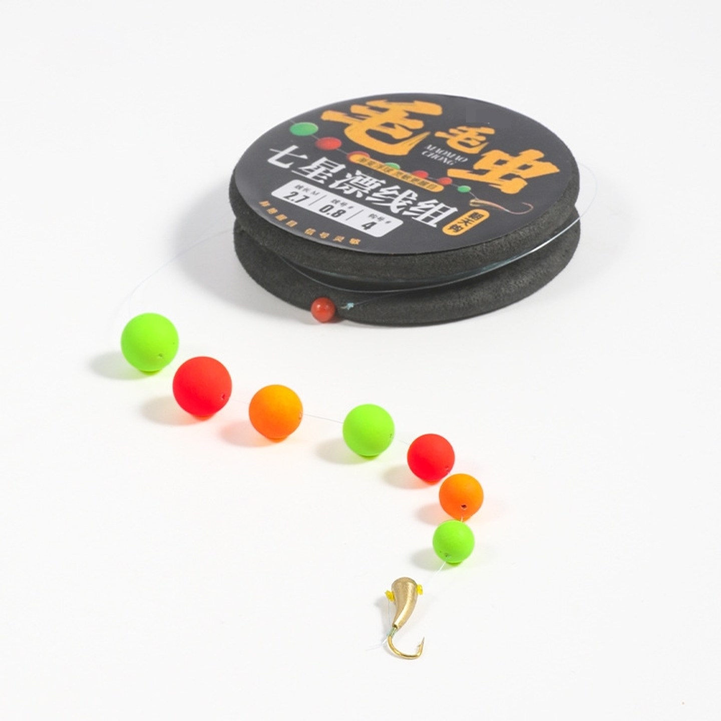 毛毛虫七星漂铜头朝天钩线组套装鱼线主线野钓传统钓鱼成品不挡口,淘宝优惠券,粉丝福利购,淘宝优惠卷