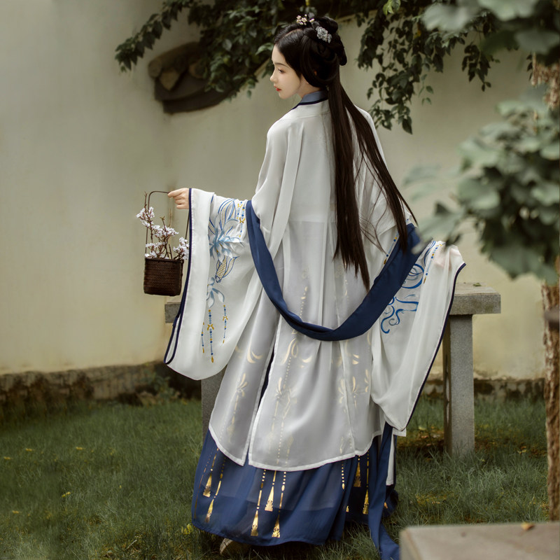 千韵岗琼华秋冬正品原创古装汉服 千韵岗汉服