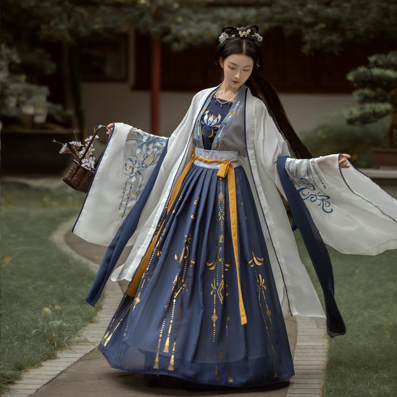 千韵岗琼华秋冬正品原创古装汉服 千韵岗汉服