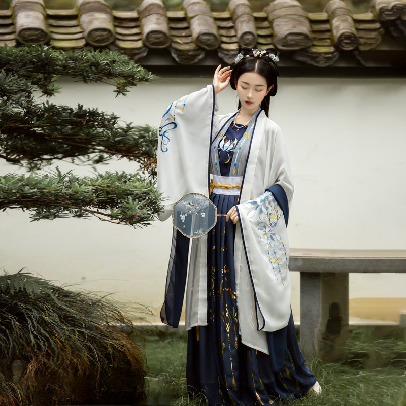 千韵岗琼华秋冬正品原创古装汉服 千韵岗汉服