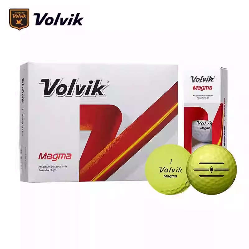 Volvik沃维克高尔夫球三层光面彩球职业球NEW MAGMA比赛球golf球 - 图1