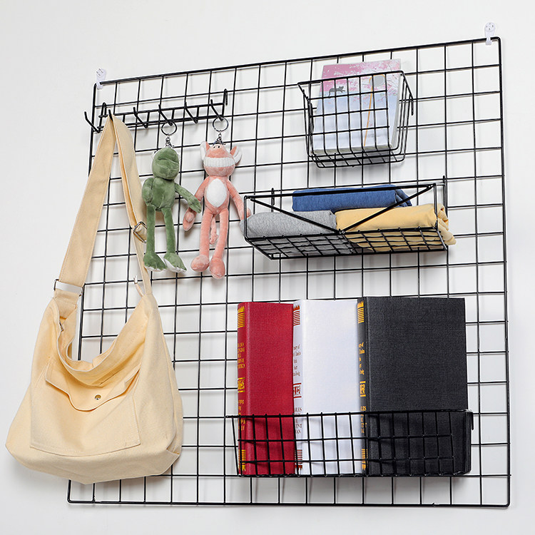 铁网片网格铁丝网照片墙铁艺置物架 慕比家具轴承