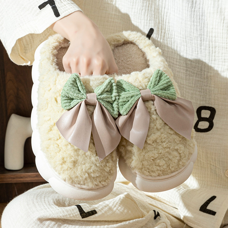 秋冬季外穿棉拖鞋女士家居家用厚软底防滑毛毛加绒室内保暖情侣男,淘宝优惠券,粉丝福利购,淘宝优惠卷