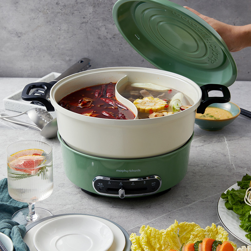 摩飞MR9087电热火锅轻煮小圆锅原装配件丸子盘六圆盘牛扒盘鸳鸯锅,淘宝优惠券,粉丝福利购,淘宝优惠卷