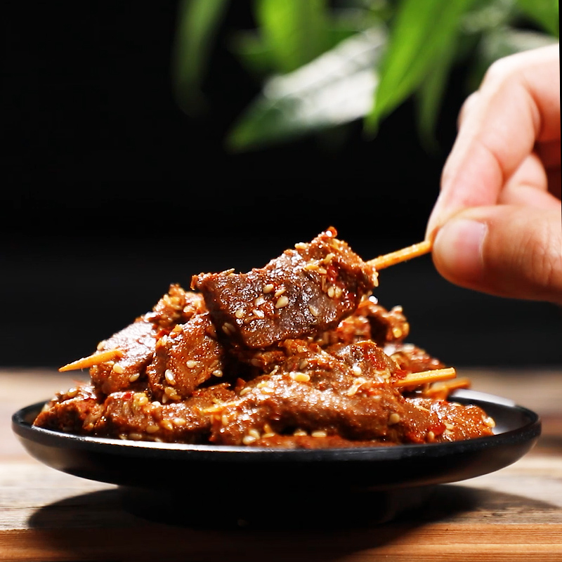 牛来香牙签湖南特产香辣味麻辣牛肉 牛来香牛肉类