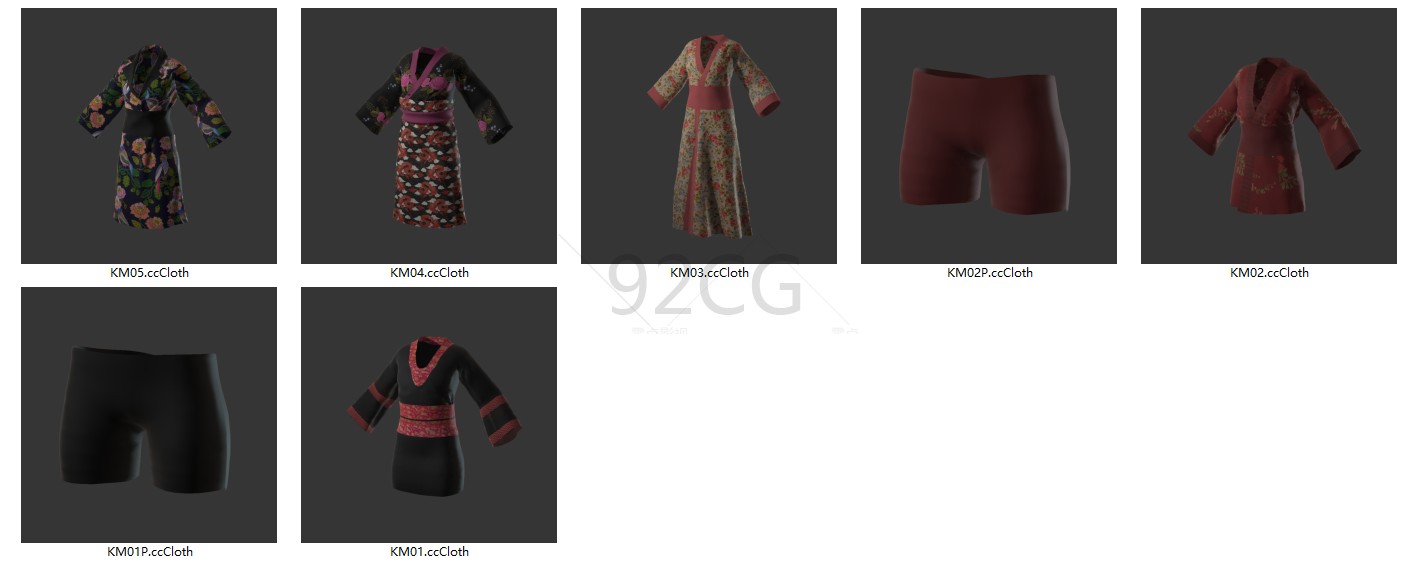 远程安装 CC5/CC4/IClone8四百多款服装衣服素材 - 图2