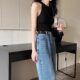 Plus size fat MM fashionable halterneck ice silk camisole ສໍາລັບແມ່ຍິງ