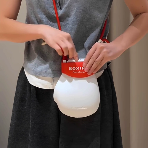 Боксерская милая сумка на одно плечо для отдыха для выхода на улицу, маленькая сумка-органайзер, семейный стиль, подарок на день рождения